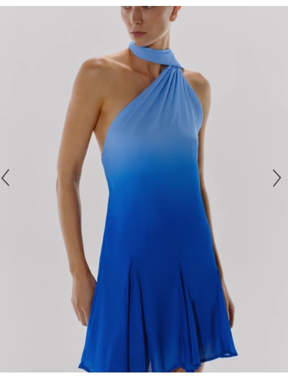 Baobab Blue Ombré Ari Scarf Mini Dress